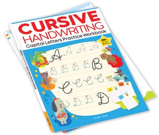 Aper&ccedil;u du contenu 3_Cursive Handwriting - Capital Letters: Practice Workbook For Children