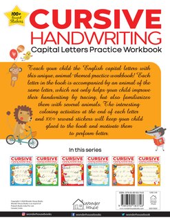 Aper&ccedil;u du contenu 5_Cursive Handwriting - Capital Letters: Practice Workbook For Children