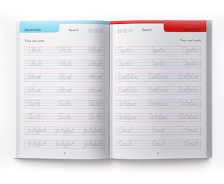 Aper&ccedil;u du contenu 2_Cursive Handwriting - Everyday Words: Practice Workbook For Children