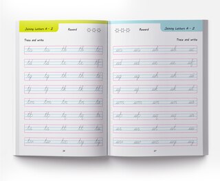 Aper&ccedil;u du contenu_Cursive Handwriting - Joining Letters: Practice Workbook For Children