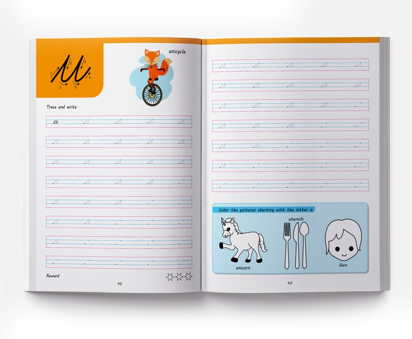 Aper&ccedil;u du contenu_Cursive Handwriting - Small Letters: Practice Workbook For Children