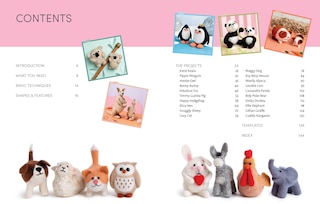 Aper&ccedil;u du contenu 3_Cute Animals to Needle Felt