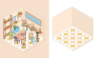 Aper&ccedil;u du contenu 3_Cute 'n' Cozy Sticker Therapy: Coffee Shops