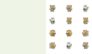 Aper&ccedil;u du contenu 3_Cute 'n' Cozy Sticker Therapy: Convenience Stores