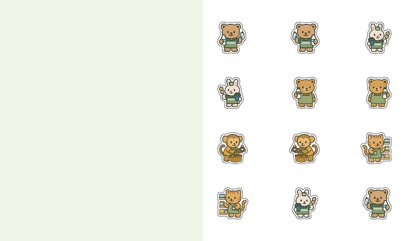 Aper&ccedil;u du contenu 3_Cute 'n' Cozy Sticker Therapy: Convenience Stores