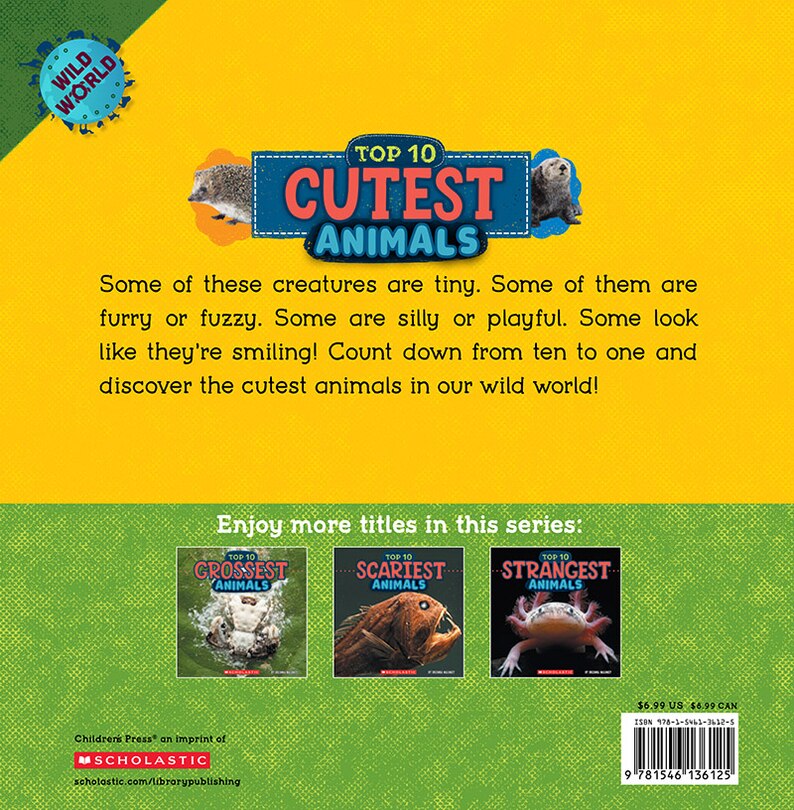 Back cover_Cutest Animals (Wild World: Top 10)