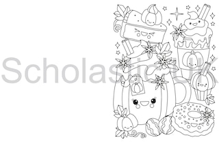 Sample content_Cutie Colouring: Spooky Cuties