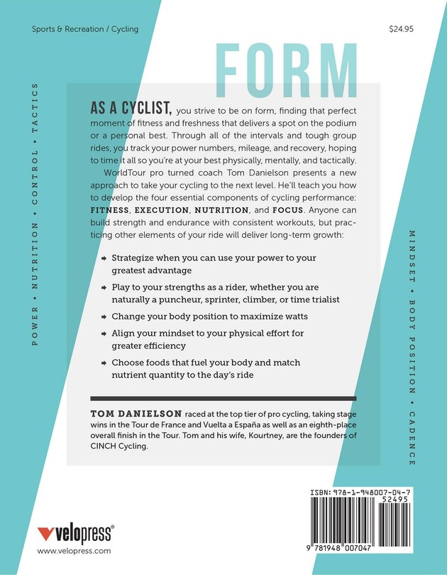 Couverture arri&egrave;re_Cycling On Form