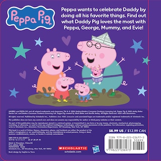 Couverture arri&egrave;re_Daddy Pig's Favorite Things (Peppa Pig Board Book)