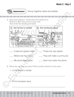 Aperçu du contenu 2_Daily 6-Trait Writing, Grade 2 Student Edition Workbook