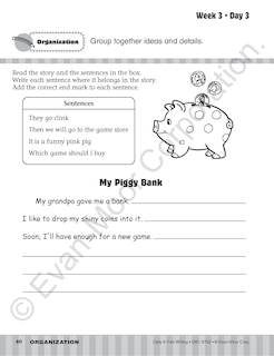 Aperçu du contenu 3_Daily 6-Trait Writing, Grade 2 Student Edition Workbook