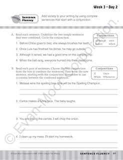 Aperçu du contenu 2_Daily 6-Trait Writing, Grade 4 Student Edition Workbook