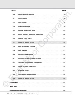 Aperçu du contenu 2_Daily Academic Vocabulary, Grade 2 Teacher Edition