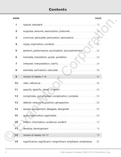 Sample content_Daily Academic Vocabulary, Grade 5 Teacher Edition