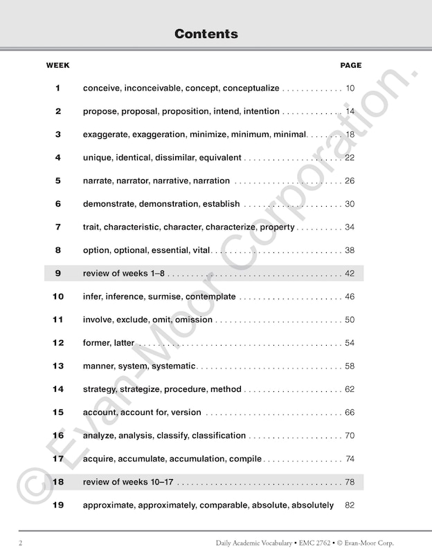 Sample content_Daily Academic Vocabulary Gr 6+ Te