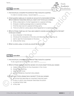 Sample content 4_Daily Academic Vocabulary Gr 6+ Te