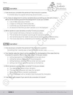 Sample content 5_Daily Academic Vocabulary Gr 6+ Te
