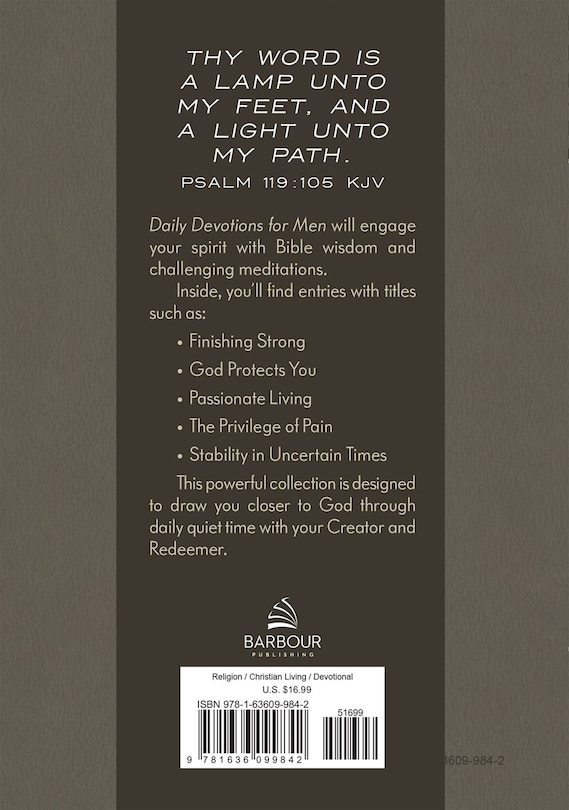 Back cover_Daily Devotions for Men