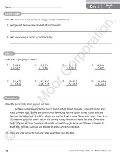 Sample content 3_Daily Fundamentals, Grade 5 Teacher Edition