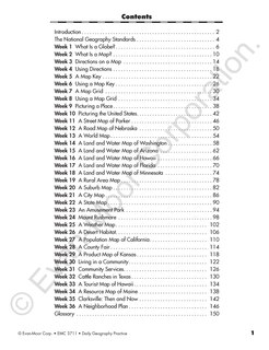 Sample content_Daily Geography Practice, Grade 2 Teacher Edition
