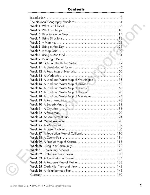 Sample content_Daily Geography Practice, Grade 2 Teacher Edition