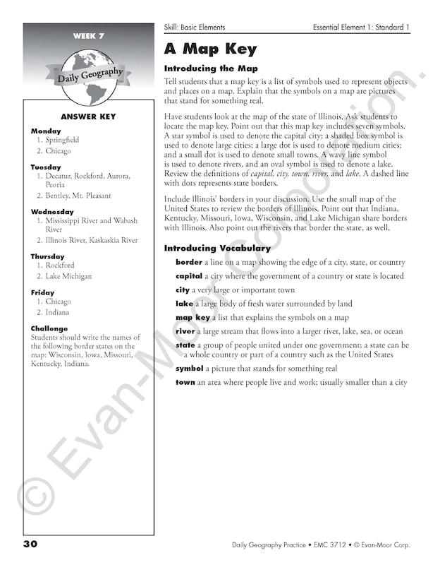 Aperçu du contenu 3_Daily Geography Practice Grade 3
