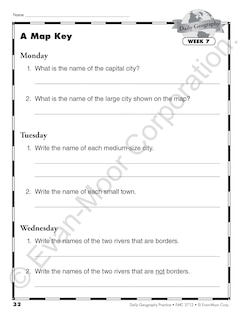 Aperçu du contenu 5_Daily Geography Practice Grade 3