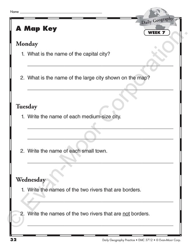 Aperçu du contenu 5_Daily Geography Practice Grade 3