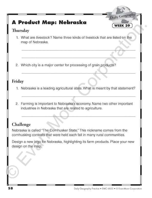 Sample content 2_Daily Geography Practice, Grade 5 Student Edition Workbook
