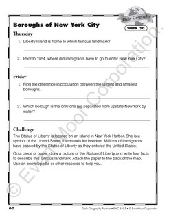 Sample content 4_Daily Geography Practice, Grade 5 Student Edition Workbook