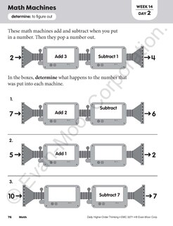Sample content_Daily Higher-Order Thinking, Grade 1 Teacher Edition