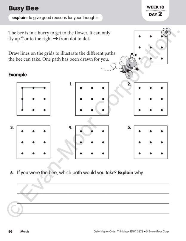 Sample content 5_Daily Higher-Order Thinking, Grade 2 Teacher Edition