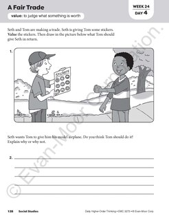 Sample content 4_Daily Higher-Order Thinking, Grade 3 Teacher Edition