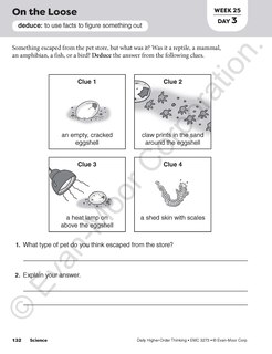 Sample content 5_Daily Higher-Order Thinking, Grade 3 Teacher Edition