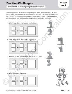 Sample content 2_Daily Higher-Order Thinking, Grade 5 Teacher Edition