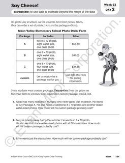 Sample content 4_Daily Higher-Order Thinking, Grade 5 Teacher Edition