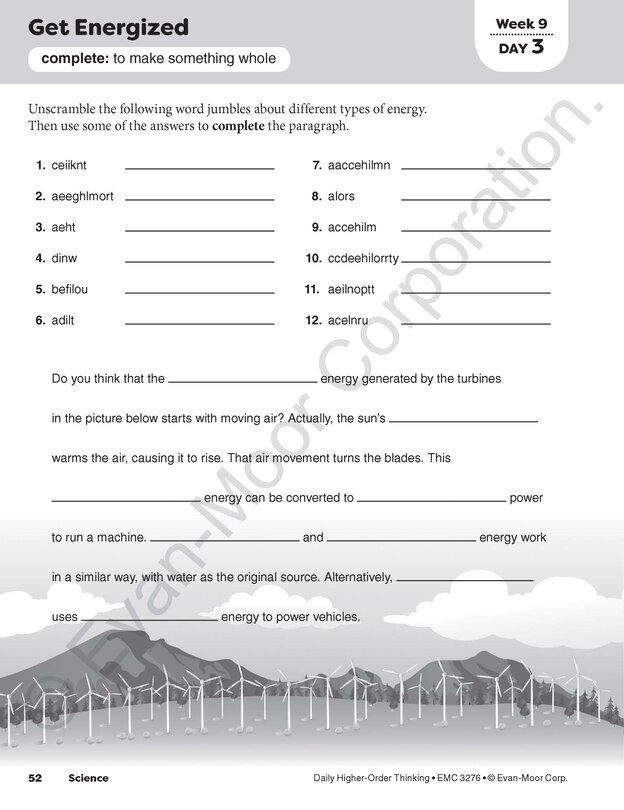 Sample content_Daily Higher-Order Thinking, Grade 6 Teacher Edition