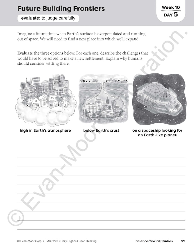 Sample content 3_Daily Higher-Order Thinking, Grade 6 Teacher Edition