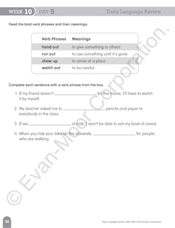 Aperçu du contenu 3_Daily Language Review, Grade 3 Student Edition Workbook