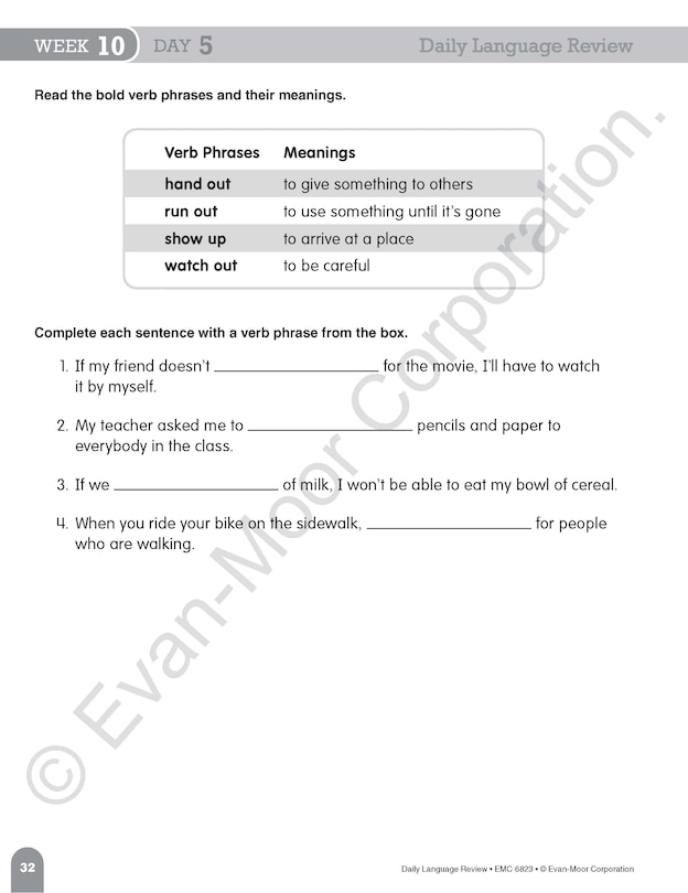 Aperçu du contenu 3_Daily Language Review, Grade 3 Student Edition Workbook