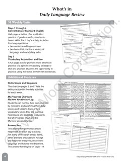 Sample content_Daily Language Review, Grade 7 Teacher Edition