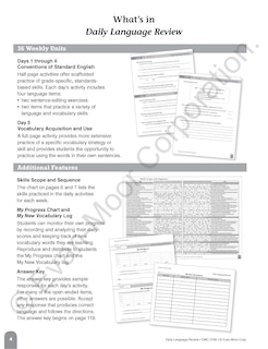 Sample content_Daily Language Review, Grade 8 Teacher Edition