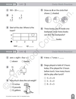 Sample content 5_Daily Math Practice, Grade 2 Teacher Edition