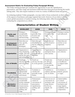 Sample content_Daily Paragraph Editing, Grade 4 Teacher Edition