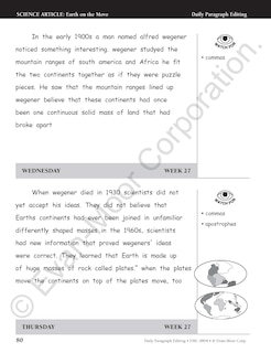 Aperçu du contenu 2_Daily Paragraph Editing, Grade 4 Student Edition Workbook
