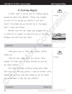 Aperçu du contenu 4_Daily Paragraph Editing, Grade 4 Student Edition Workbook