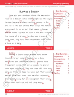 Sample content 2_Daily Paragraph Editing, Grade 5 Teacher Edition