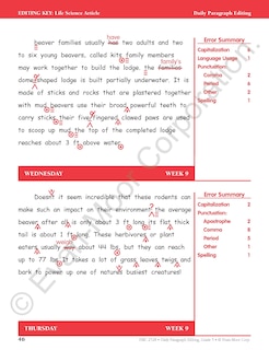 Sample content 4_Daily Paragraph Editing, Grade 5 Teacher Edition