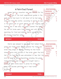 Sample content 2_Daily Paragraph Editing, Grade 6 Teacher Edition
