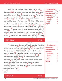 Sample content 4_Daily Paragraph Editing, Grade 6 Teacher Edition